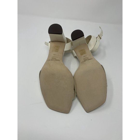 Jimmy Choo Drya 65 J000155454 Ankle High Heel Sandals Women's US 8.5 Latte S0462 - Picture 7 of 10